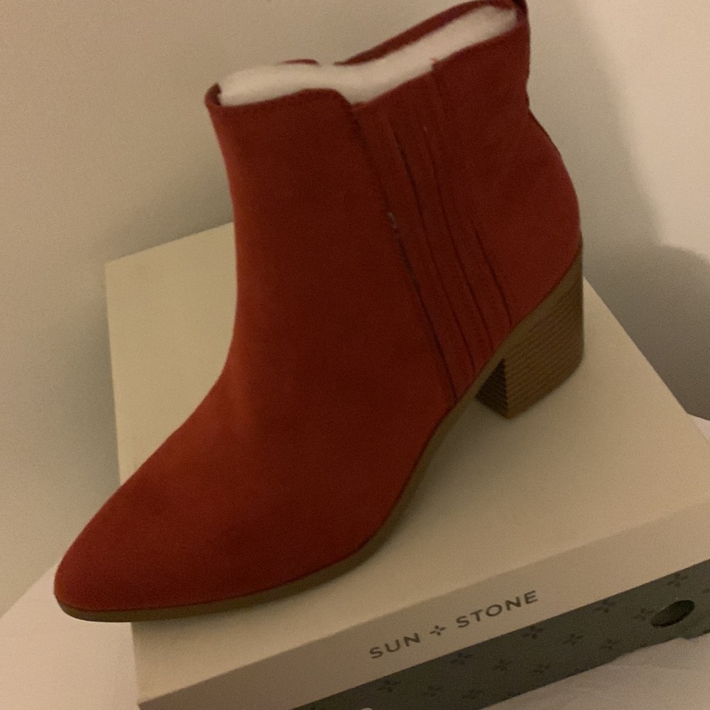 Rust Suede Boot - image 7